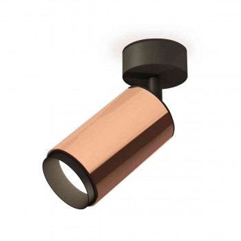 Комплект накладного светильника Ambrella light Techno Spot XM6326021 PPG/PBK золото розовое полированное/черный полированный (A2210, C6326, N6121)
