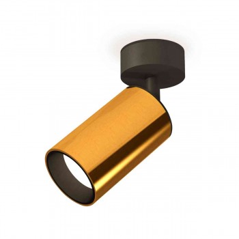 Комплект накладного светильника Ambrella light Techno Spot XM6327020 PYG/SBK золото желтое полированное/черный песок (A2210, C6327, N6111)