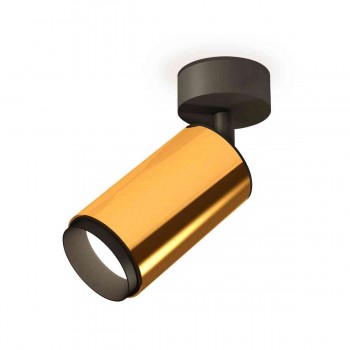 Комплект накладного светильника Ambrella light Techno Spot XM6327021 PYG/PBK золото желтое полированное/черный полированный (A2210, C6327, N6121)