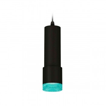 Комплект подвесного светильника Ambrella light Techno Spot XP7402004 SBK/BL черный песок/голубой (A2302, C6343, A2030, C7402, N7194)