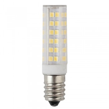 Лампа светодиодная ЭРА E14 7W 2700K прозрачная LED T25-7W-CORN-827-E14 Б0033029