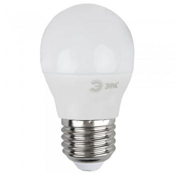 Лампа светодиодная ЭРА E27 7W 2700K матовая LED P45-7W-827-E27 Б0020550