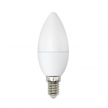 Лампа светодиодная Uniel E14 6W 4000K матовая LED-C37-6W/WW+NW/E14/FR PLB01WH UL-00001570