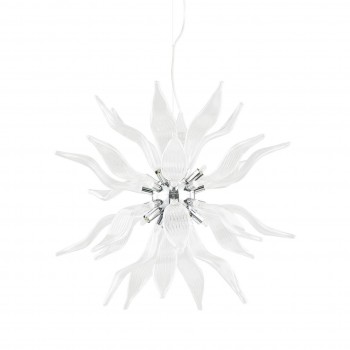 Подвесной светильник Ideal Lux Leaves SP8 Bianco 111957