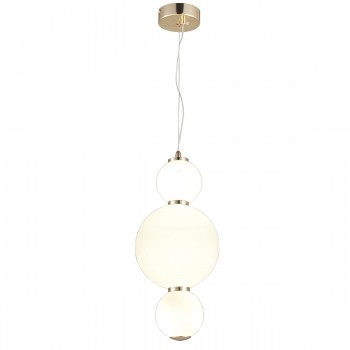 Подвесной светодиодный светильник Natali Kovaltseva Loft Led Lamps 81100/3C Gold White