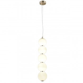 Подвесной светодиодный светильник Natali Kovaltseva Loft Led Lamps 81100/5C Gold White