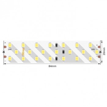 Светодиодная лента SWG 24W/m 252LED/m 2835SMD нейтральный белый 5M 005077