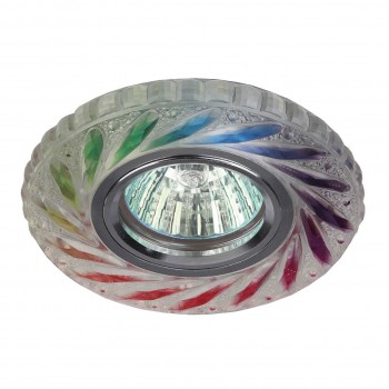 Встраиваемый светильник ЭРА LED с подсветкой DK LD13 SL RGB/WH Б0028090