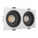 Встраиваемый светодиодный светильник Ledron LEVEL SQ2 White-Black