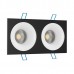 Встраиваемый светильник под сменную лампу Ledron AO1501091 SQ2 Black-White