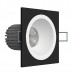 Встраиваемый светодиодный светильник Ledron LH07H-R SQ Black-White 3000K TRIAC