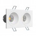 Встраиваемый светодиодный светильник Ledron LH07H-R SQ2 Black-White